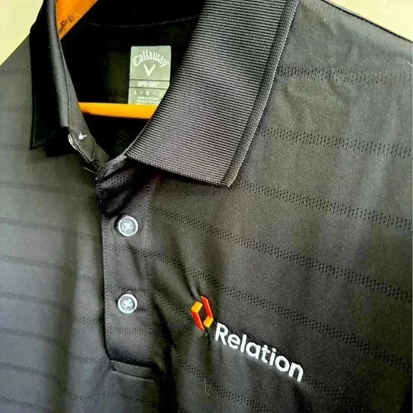 Callaway Other - NWOT Callaway Golf Shirt size Large. Dark grey with pixel stripes. Short sleeve.